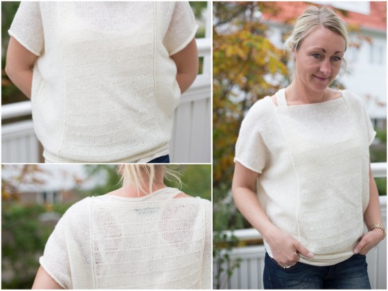 Stickad tröja Isager